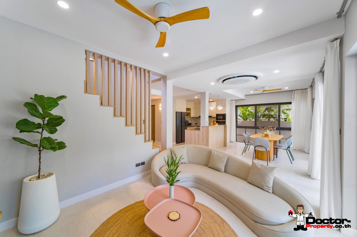 Modern 3 Bedroom Pool Villa in Plai Laem, Koh Samui – For Sale